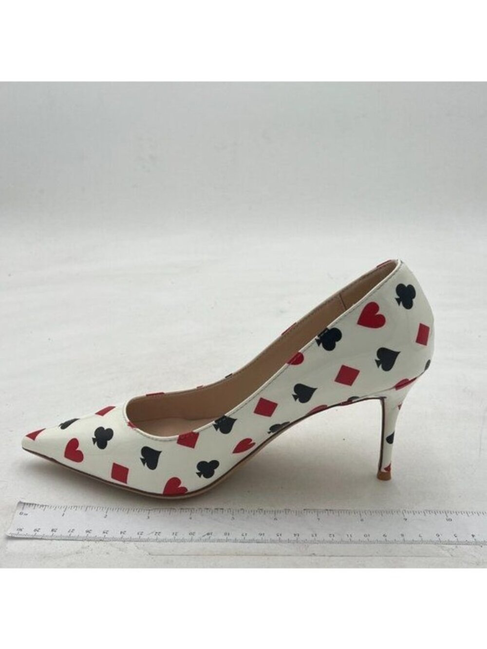 YDN Women's Chic Pointed Closed Toe Mid Heel Pumps Slip on Stilettos Slide Dress